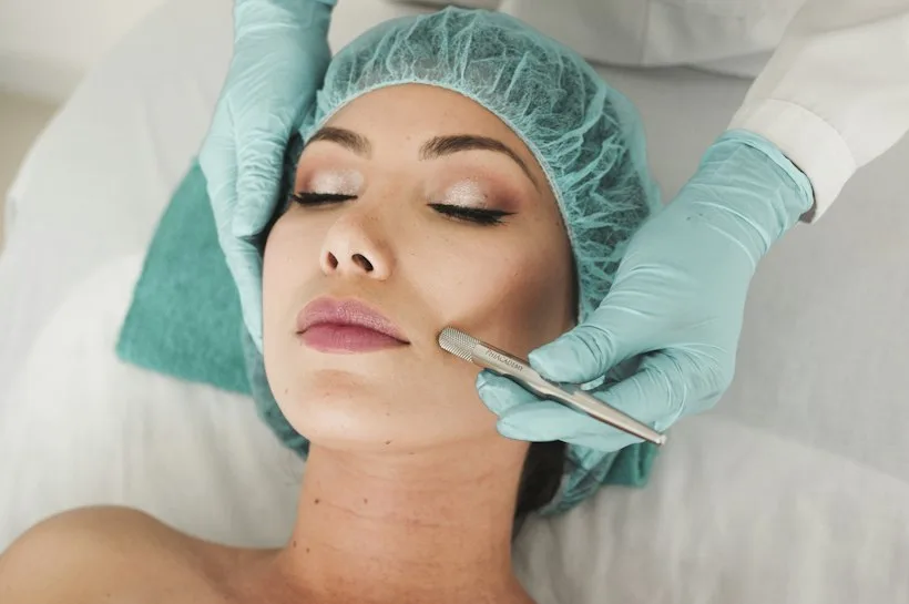 Aesthetic treatment room with medical equipment, representing medical spa billing and cosmetic-vs-medical documentation
