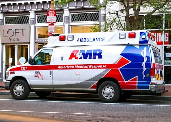 Ambulance on scene for ambulance and EMS billing 2026