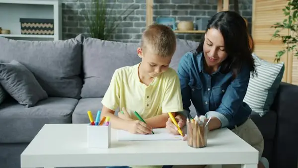 ABA therapist working with a child during an applied behavior analysis therapy session in 2026